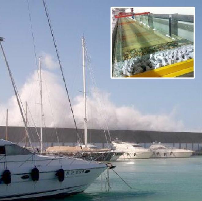 Massicciata subacquea lunga 15 metri per salvare il porto 