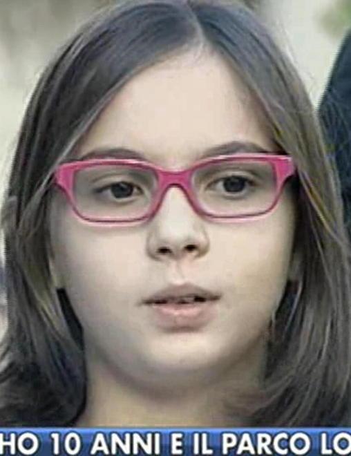 Chiara va in tv e racconta quel disegno fatto per il parco