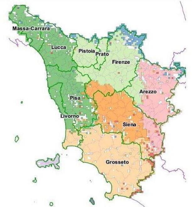 La mobilità svela le maxiprovince 