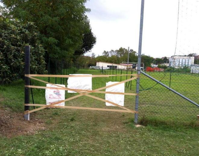 Un campo da calcio destinato all’agility dog