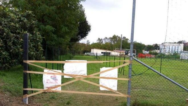Un campo da calcio destinato all’agility dog
