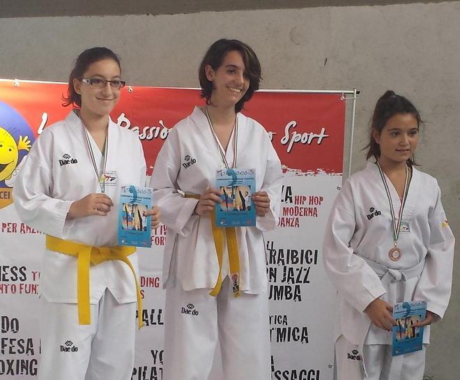 Bene i cascinesi di taekwondo