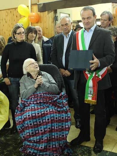 L’augurio del Papa per nonna Gigia 