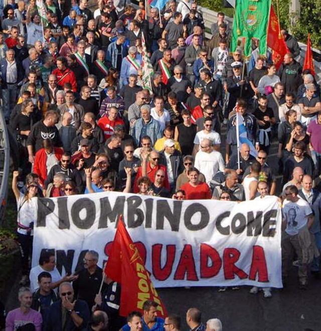 Lucchini, giorni di lotta e trattative Catena umana in occasione dello sciopero generale, poi un nuovo vertice al ministero