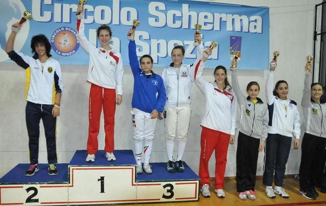 Fioretto: Chiara Cini (Pisascherma) vince l’oro interregionale a La Spezia