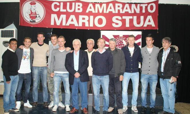 Festa con la squadra al Club Stua