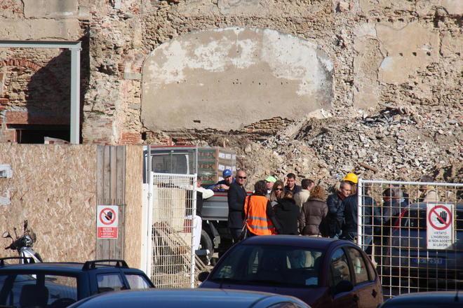 Controlli antimafia al cantiere del Luogo Pio 