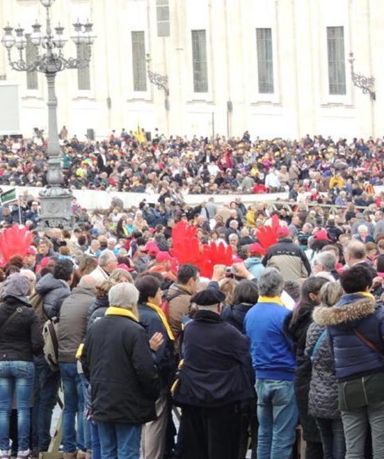 Oltre 600 fedeli insieme al vescovo da Papa Francesco 