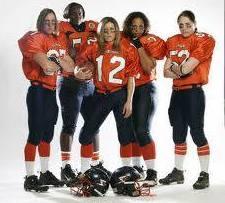 Madre e figli nel team di american football 
