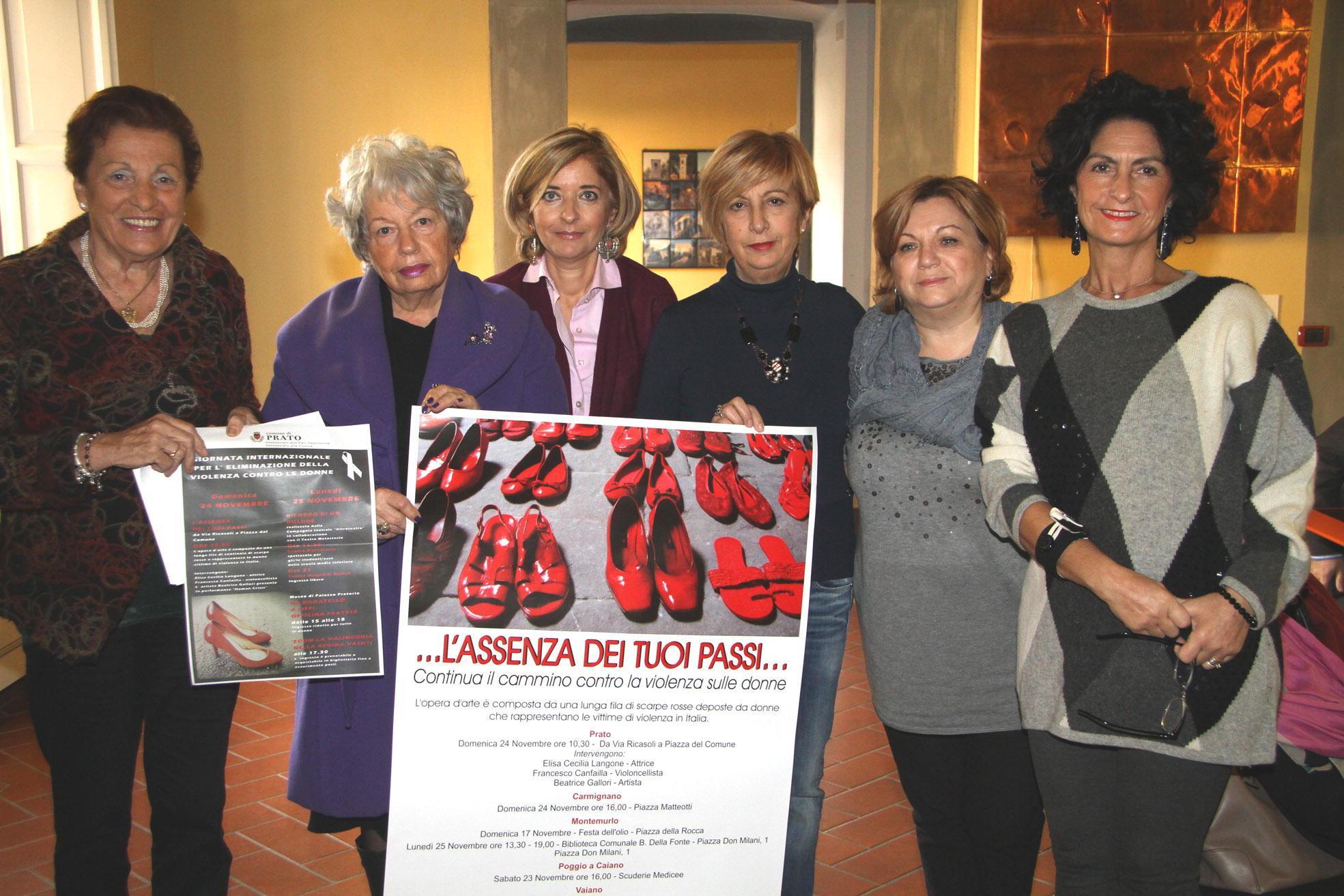A Prato un flashmob contro la violenza sulle donne 