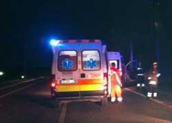 Scontro frontale sulla 429, grave una bambina 
