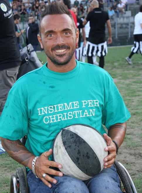 Christian Giagnoni decimo a Firenze alla Marathon di hand bike 
