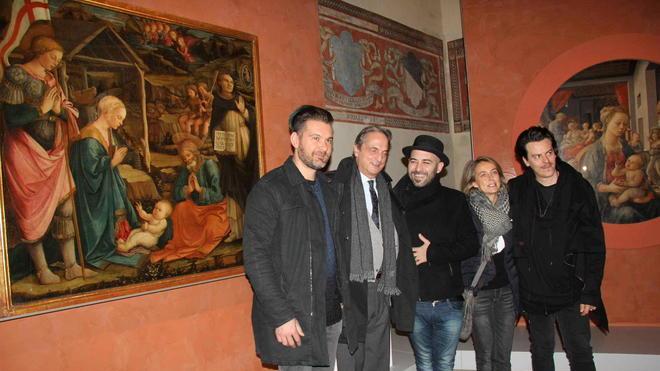 I Negramaro a sorpresa alla mostra di Lippi - LE FOTO