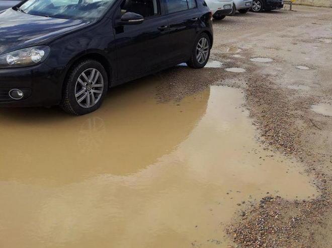 Laghetti nel parcheggio dell’ospedale Misericordia