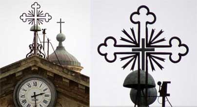 Una croce dentro l’altra, su quale chiesa? 