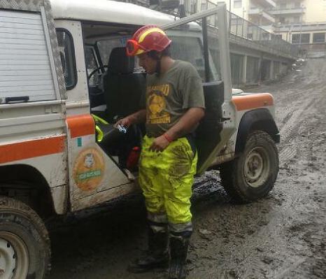 I volontari Novac impegnati in Sardegna