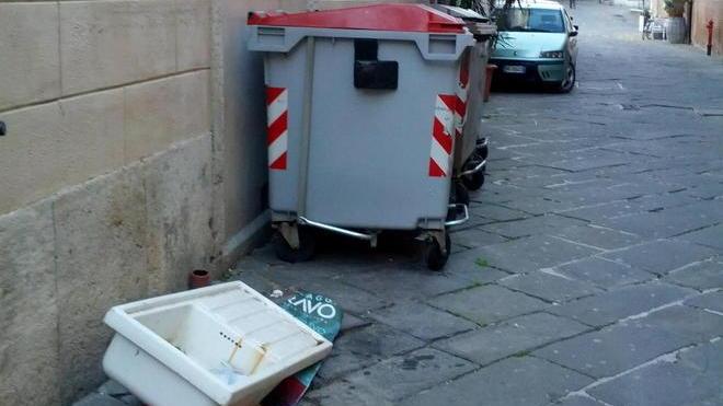 Un lavandino in centro storico