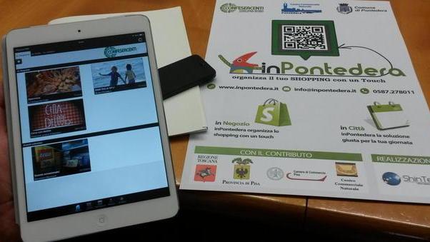 Una app promuove i negozi del centro