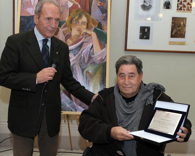 Giuseppe Pancaccini riceve il premio alla carriera dal Goldoni 