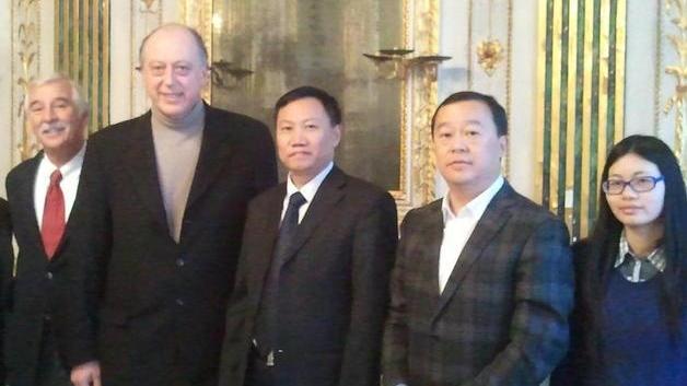 Delegazione cinese a palazzo Orsetti
