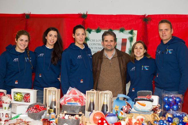 Le ragazze della Waterpolo tifano per l’Ant 