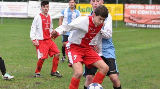 Festeggiano gli allievi A di Verani