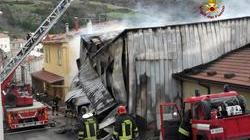 Fiamme al caseificio di Stribugliano: distrutte le celle dei formaggi