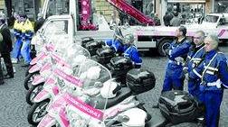 Bocciati dai vigili urbani gli scooter Piaggio Liberty
