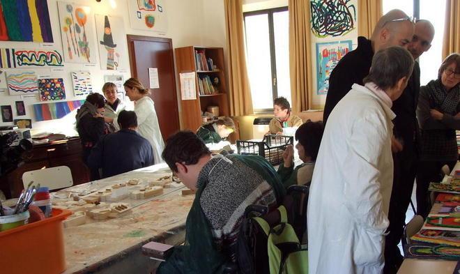 L’arte come emozione nel laboratorio per disabili