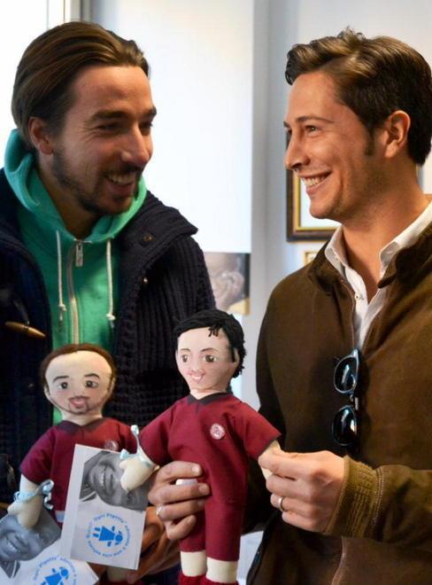 Le pigotte con le facce dei giocatori 
