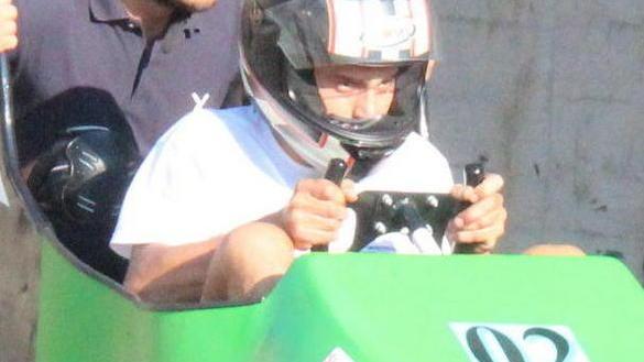 Carretti in gara in collina