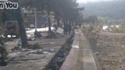 Lavori all’argine, viale al buio
