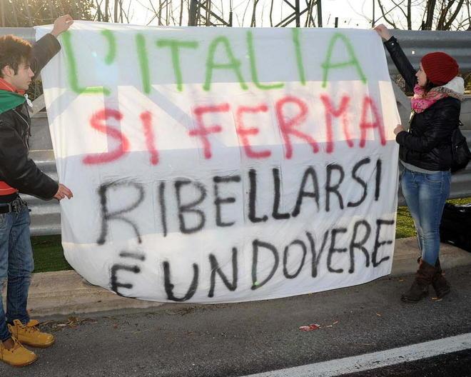 Il movimento dei forconi sbarca anche a Prato 