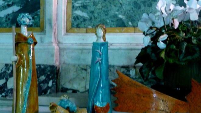Un Presepe di maiolica donato dall’Ipsct alla cattedrale di S. Antimo