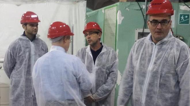 M5S in visita all’ex reattore Cisam: "Faremo le nostre analisi"