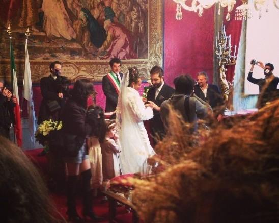 Sandro Veronesi celebra il matrimonio Bagattini-Tessema 