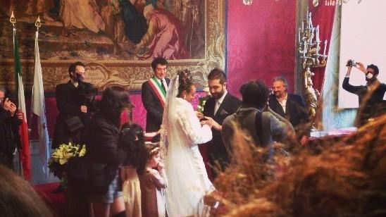 Sandro Veronesi celebra il matrimonio Bagattini-Tessema