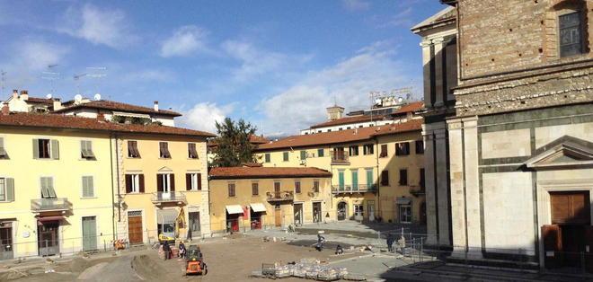 Piazza delle Carceri inaugurata a metà 