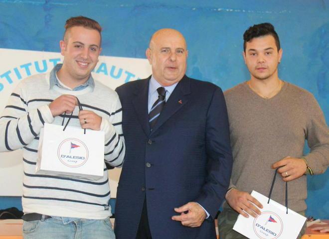 Il premio D’Alesio agli studenti nel 150° del Nautico 
