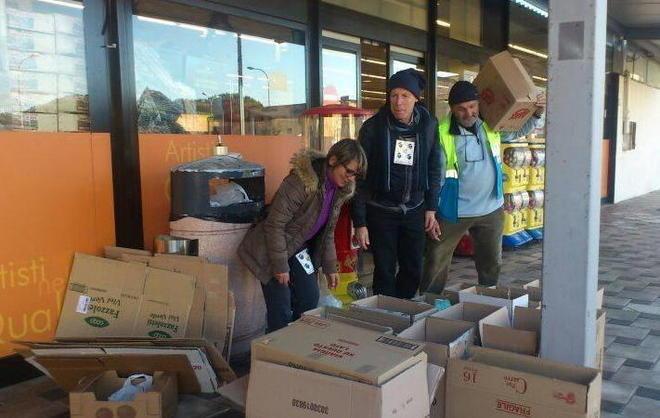 Un convoglio di aiuti per la Sardegna 