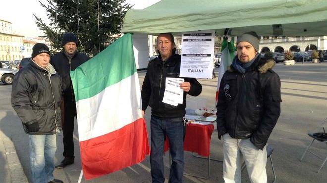 Iniziato il presidio permanente dei Forconi in piazza Mercatale