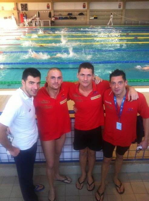 Record italiano per la staffetta 4x100 stile libero del Csi Nuoto Master 