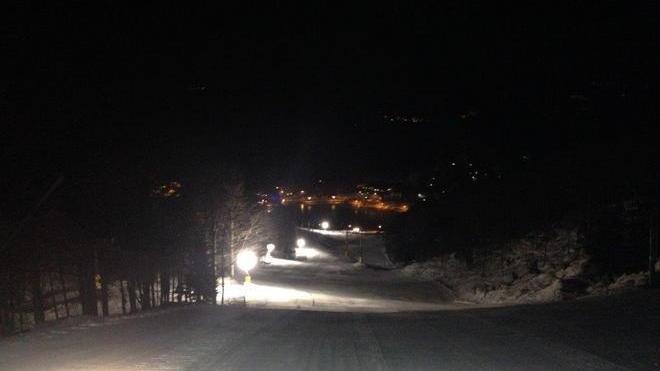A Cerreto Laghi si scia anche la notte