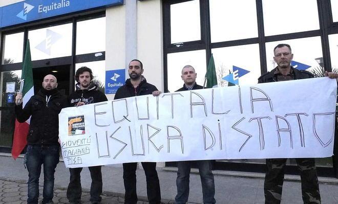 “Gioventù italiana”contro Equitalia