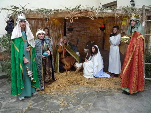 Presepe vivente a Spicchio con il gruppo giovani 