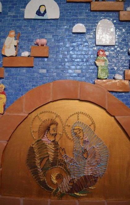 Mosaico finanziato dal Rotary 