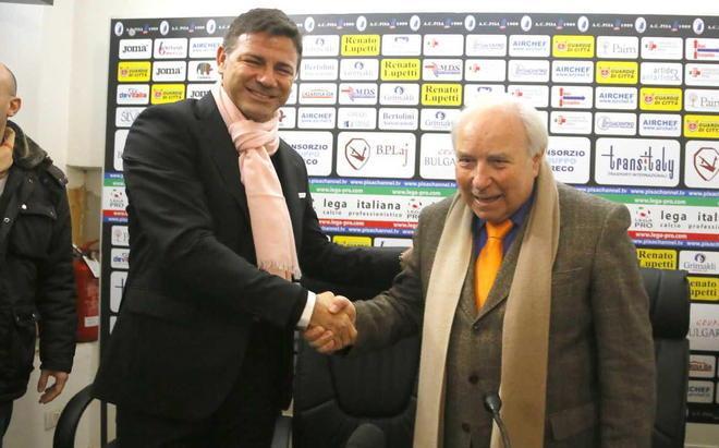 Mister Cozza guarda in alto «Un sogno, Pisa in serie B» 