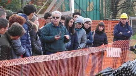 I geometri del domani a lezione in cantiere