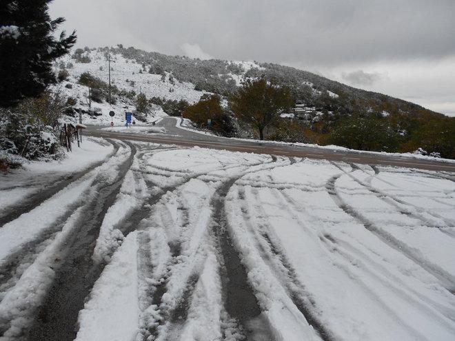 Maltempo, nel Nuorese è tornata la neve