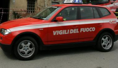 Cane incastrato in un cancello, salvato dai vigili del fuoco 